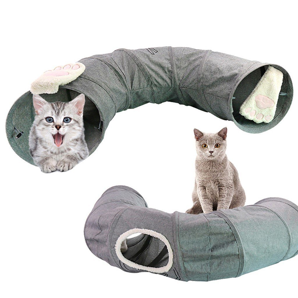 Foldable Cat Tunnel Play Toy Cat Pet Clever 