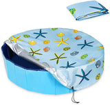 Foldable Dog Pet Bath Pool Cover Toys Pet Clever Medium(48" x 12") 