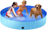 Foldable Leakproof Bathing Tub Indoor & Outdoor for Dogs Toys Pet Clever 64" x 12" Inch 