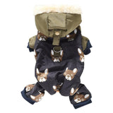 Four-legged Dog Jacket Dog Clothing Pet Clever Black S 