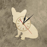 French Bulldog 3D Wall Clock Dog Design Accessories Pet Clever 