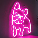 French Bulldog Neon Sign for Wall Decor Home Decor Dogs Pet Clever 