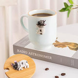 Frenchie Bulldog Gifts Mug with Bamboo Lid Other Pets Design Mugs Pet Clever 