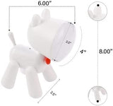 Fun Rechargeable Dog Reading lamp Home Decor Dogs Pet Clever 