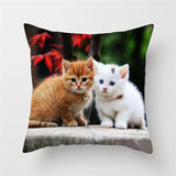 Funny Cat Designs Cushion Cover Cat Design Pillows Pet Clever P 
