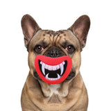 Funny Devil's Lip Squeaky Dog Toy Toys Pet Clever 