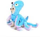 Funny Octopus Costume for Dogs Dog Clothing Pet Clever 