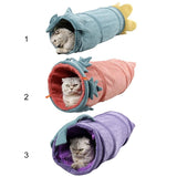 Funny Pet 2 Holes Tunnel Toy Cat Pet Clever 