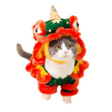 Funny Pet Lion Costume Cat Clothing Pet Clever 