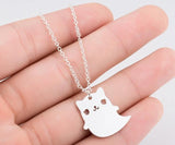 Ghost Cat Earrings Cat Design Accessories Pet Clever 