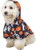 Ghost Pumpkin Costumes Dog Clothing Pet Clever S-11.02" Neck Girth；14.17" Chest 