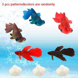 Gold Fish Aquarium Decoration Pet Clever 3pc Randomly 