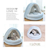 Half-Closed Shape Pet House Dog Beds & Blankets Pet Clever 