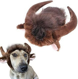 Halloween Dog Horn Wig Dog Clothing Pet Clever 