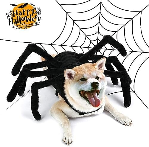 Halloween Furry Giant Spider Costume for Dog Cat Dog Clothing Pet Clever S 