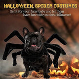 Halloween Furry Giant Spider Costume for Dog Cat Dog Clothing Pet Clever 