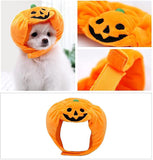 Halloween Pumpkin Dog Hat Dog Clothing Pet Clever 