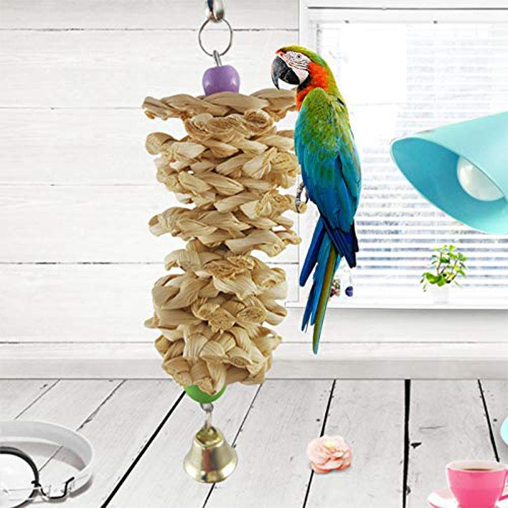 Hanging Swing Climb Chew Toy Bird Toys Pet Clever 