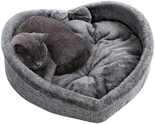Heart Pet Bed for Cats or Small Dogs Cat Beds & Baskets Pet Clever 