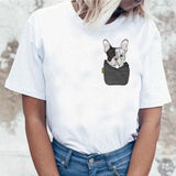Hilarious French Bulldog Print T-shirt Dog Design T-Shirts Pet Clever 17 S 