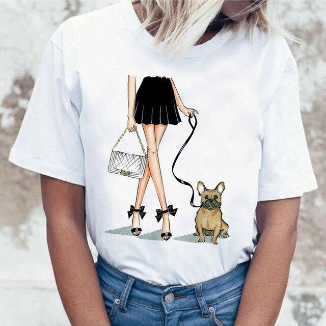 Hilarious French Bulldog Print T-shirt Dog Design T-Shirts Pet Clever 1 S 