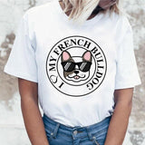 Hilarious French Bulldog Print T-shirt Dog Design T-Shirts Pet Clever 6 S 