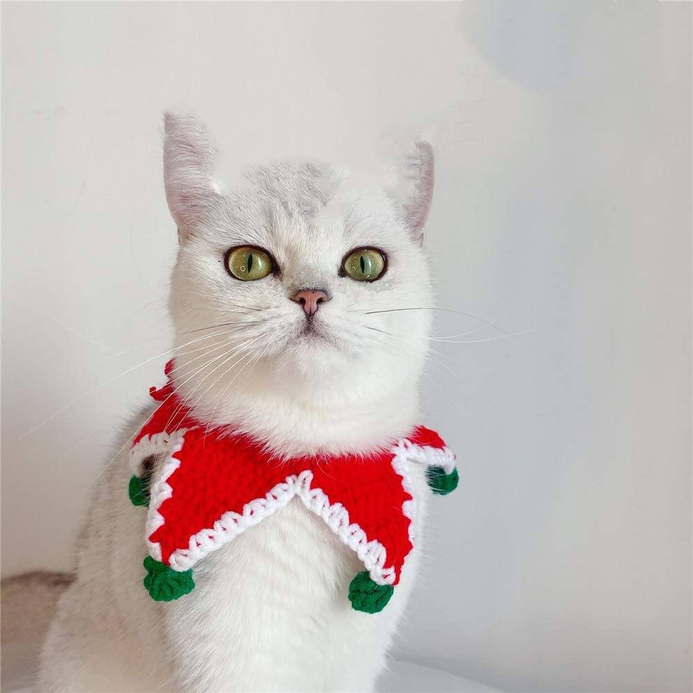 Holidays Knitted Collar Collars Pet Clever 
