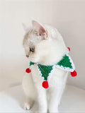 Holidays Knitted Collar Collars Pet Clever 
