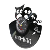 Hoo Owl Wall Clock For Kids Room Decorative Animal Vinyl Wall Clock Other Pets Design Accessories Pet Clever 