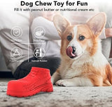 Indestructible Beef Flavor Natural Rubber Toys Pet Clever 