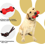 Indestructible Dog Toy with Rope Chew Toy Dog Toys Pet Clever 
