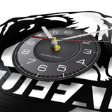 Inner Spiritual Animal Buffalo Wall Clock Wild Safari Life Buffalo Bison Vinyl Record Clock Other Pets Design Accessories Pet Clever 