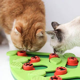 Interactive Cat Treat Puzzle Buggin' Out Puzzle & Play - Cat Pet Clever 