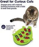 Interactive Cat Treat Puzzle Buggin' Out Puzzle & Play - Cat Pet Clever 