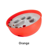 Interactive Slow Feeder Pet Bowl Dog Bowls & Feeders Pet Clever Orange 