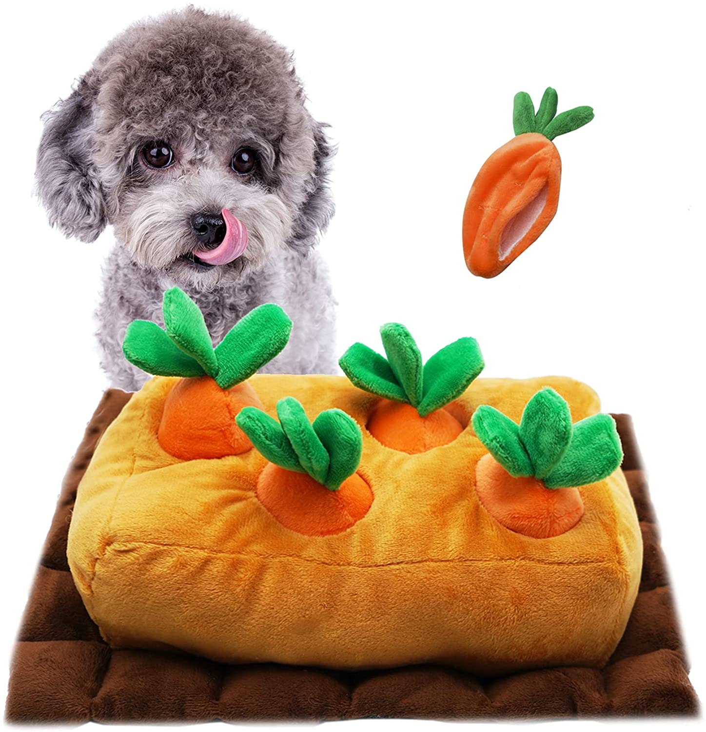 Pet Supplies : AWOOF Hide and Seek Dog Toys Crinkle Squeaky