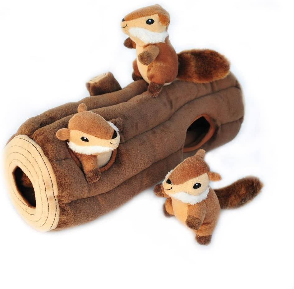 Interactive Squeaky Hide and Seek Plush Dog Toy Dog Toys Pet Clever 