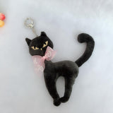 Keychain Cat Plush Toy Cat Design Accessories Pet Clever 