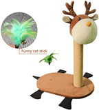 Kitten Scratcher with Feather Toy Cat Trees & Scratching Posts Pet Clever 