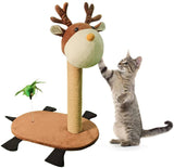 Kitten Scratcher with Feather Toy Cat Trees & Scratching Posts Pet Clever 