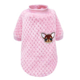 Knitted Dog Jacket Dog Clothing Pet Clever Pink S 