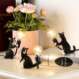 LED Cat Design Bedroom Lamp Cat Design Accessories Pet Clever 