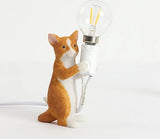 LED Cat Design Bedroom Lamp Cat Design Accessories Pet Clever Green 