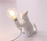 LED Cat Design Bedroom Lamp Cat Design Accessories Pet Clever Purple 