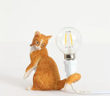 LED Cat Design Bedroom Lamp Cat Design Accessories Pet Clever Red 
