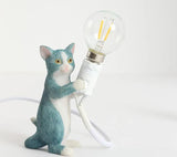 LED Cat Design Bedroom Lamp Cat Design Accessories Pet Clever White 
