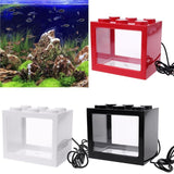 LED Light Mini Building Block Fish Tank Fish Tank Pet Clever 