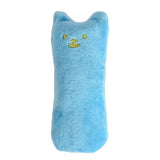Lovely Animal Shaped Plush Catnip Toy Cat Toys Pet Clever Sky Blue 