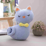 Lovely Cat Doll Toys Cat Design Accessories Pet Clever Blue 