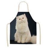 Lovely Cat Pattern Kitchen Apron Cat Design Accessories Pet Clever U 